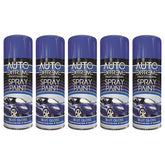 5X Auto Extreme Blue Spray Paint 400ml Spray Paint